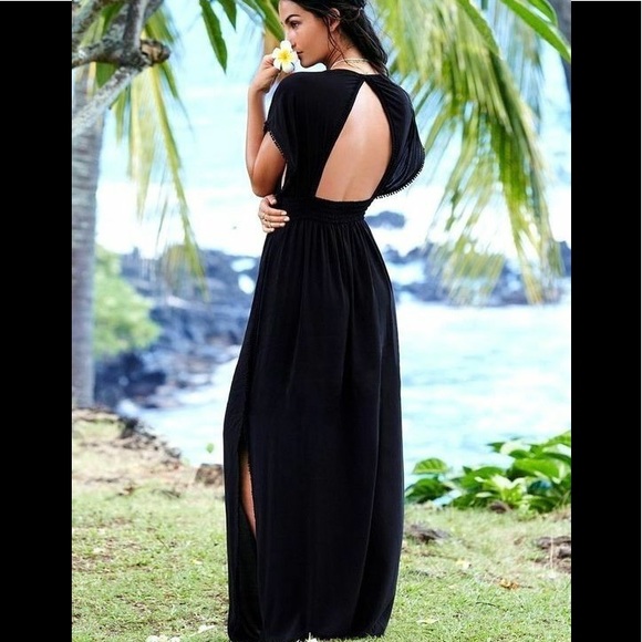 🤍 VICTORIA’S SECRET Boho Paisley CoverUp Caftan Maxi - Picture 7 of 8